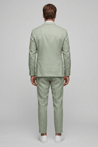 Men's Suits Slim Fit Two-Piece Set with Notch Lapel