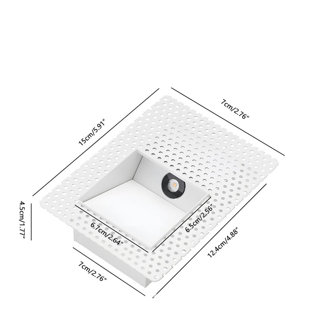 Outdoor Sensor Light LED Wall Light – Minimalist Rectangular Design for Hallway or Bedroom