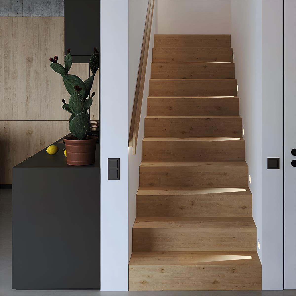 Outdoor Sensor Light LED Wall Light – Minimalist Rectangular Design for Hallway or Bedroom