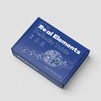 Periodic Table Display with 83 Real Elements - LED Illuminated Acrylic Case