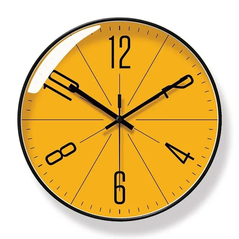 SCANDICLOCK – Nordic Black Wall Clock – Precise and Elegant for Any Home