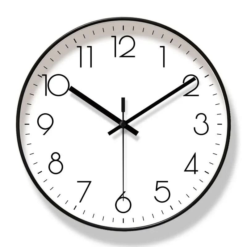 SCANDICLOCK – Nordic Black Wall Clock – Precise and Elegant for Any Home