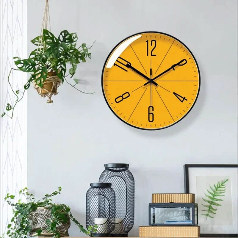 SCANDICLOCK – Nordic Black Wall Clock – Precise and Elegant for Any Home