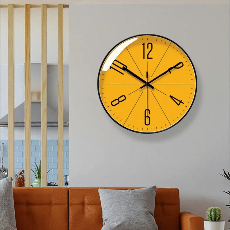 SCANDICLOCK – Nordic Black Wall Clock – Precise and Elegant for Any Home