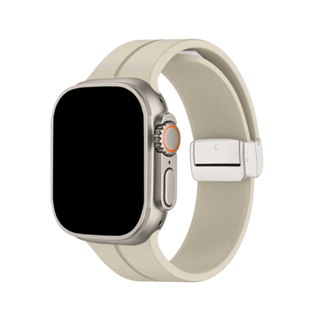 Nava-Bands Sand / 42 / 44 / 45 / 49mm / Starlight Silver Nava-Bands Silicone Nautico Bands
