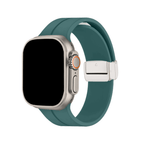 Nava-Bands Teal Twist / 42 / 44 / 45 / 49mm / Starlight Silver Nava-Bands Silicone Nautico Bands