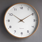 Scandinavian Silent Wooden Wall Clock