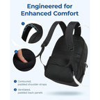 Padded Laptop Backpack with Multiple Compartments, Water-Repellent