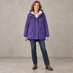 parka coat — Aurora Purple front — view 7
