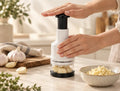 Press-Down Garlic Chopper & Mincer - Stainless Steel Blades