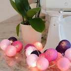 Cotton Light Ball Garland – Create Atmosphere and Warmth in Any Space