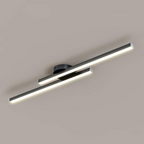 Plafondlamp Minimalistisch LED met Dubbele Lichtbalk en Geïntegreerde LED