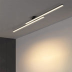 Plafondlamp Minimalistisch LED met Dubbele Lichtbalk en Geïntegreerde LED