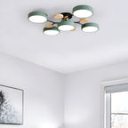 Plafondlamp Scandinavisch met Multi-Arm Design en Geïntegreerde LED