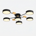 Plafondlamp Scandinavisch met Multi-Arm Design en Geïntegreerde LED