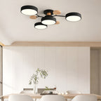 Plafondlamp Scandinavisch met Multi-Arm Design en Geïntegreerde LED