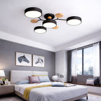 Plafondlamp Scandinavisch met Multi-Arm Design en Geïntegreerde LED