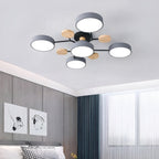 Plafondlamp Scandinavisch met Multi-Arm Design en Geïntegreerde LED