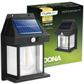 Solar LED Wall Light – 3000K Outdoor Wall Lamp, IP44 with Motion and Dusk Sensor