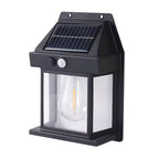 Solar LED Wall Light – 3000K Outdoor Wall Lamp, IP44 with Motion and Dusk Sensor