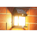 Solar LED Wall Light – 3000K Outdoor Wall Lamp, IP44 with Motion and Dusk Sensor