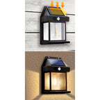 Solar LED Wall Light – 3000K Outdoor Wall Lamp, IP44 with Motion and Dusk Sensor