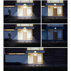 Solar LED Wall Light – 3000K Outdoor Wall Lamp, IP44 with Motion and Dusk Sensor