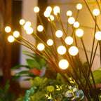 Solar Garden Light – Dandelion Design with Light Orbs, 70 cm, IP44, 3000K Warm White
