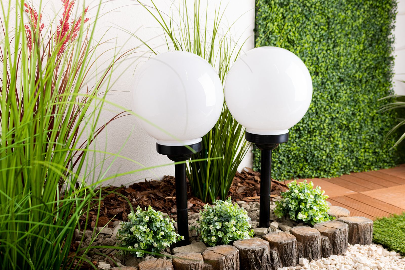 Solar LED Garden Light – 30 cm – 6500K – Stake Light – White