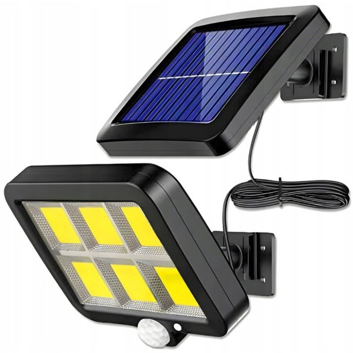 Solar LED Floodlight – 6500K Garden Light, IP65 with Motion and Dusk Sensor