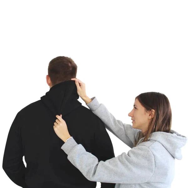 Men's Heated Hoodie with Adjustable Temperature Settings