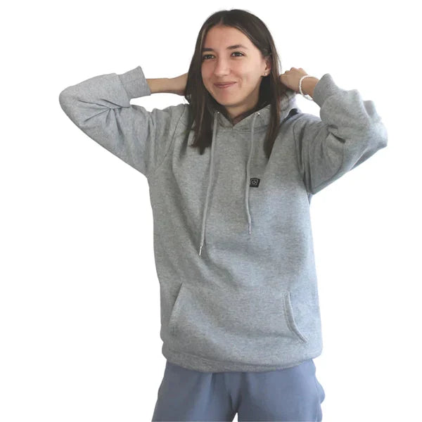 Men's Heated Hoodie with Adjustable Temperature Settings