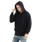 Men's Heated Hoodie with Adjustable Temperature Settings