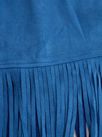 Women's Bodycon Mini Dress Long Sleeve Fringe Western Style