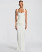 Anastasia Corset Draped Maxi Dress_5