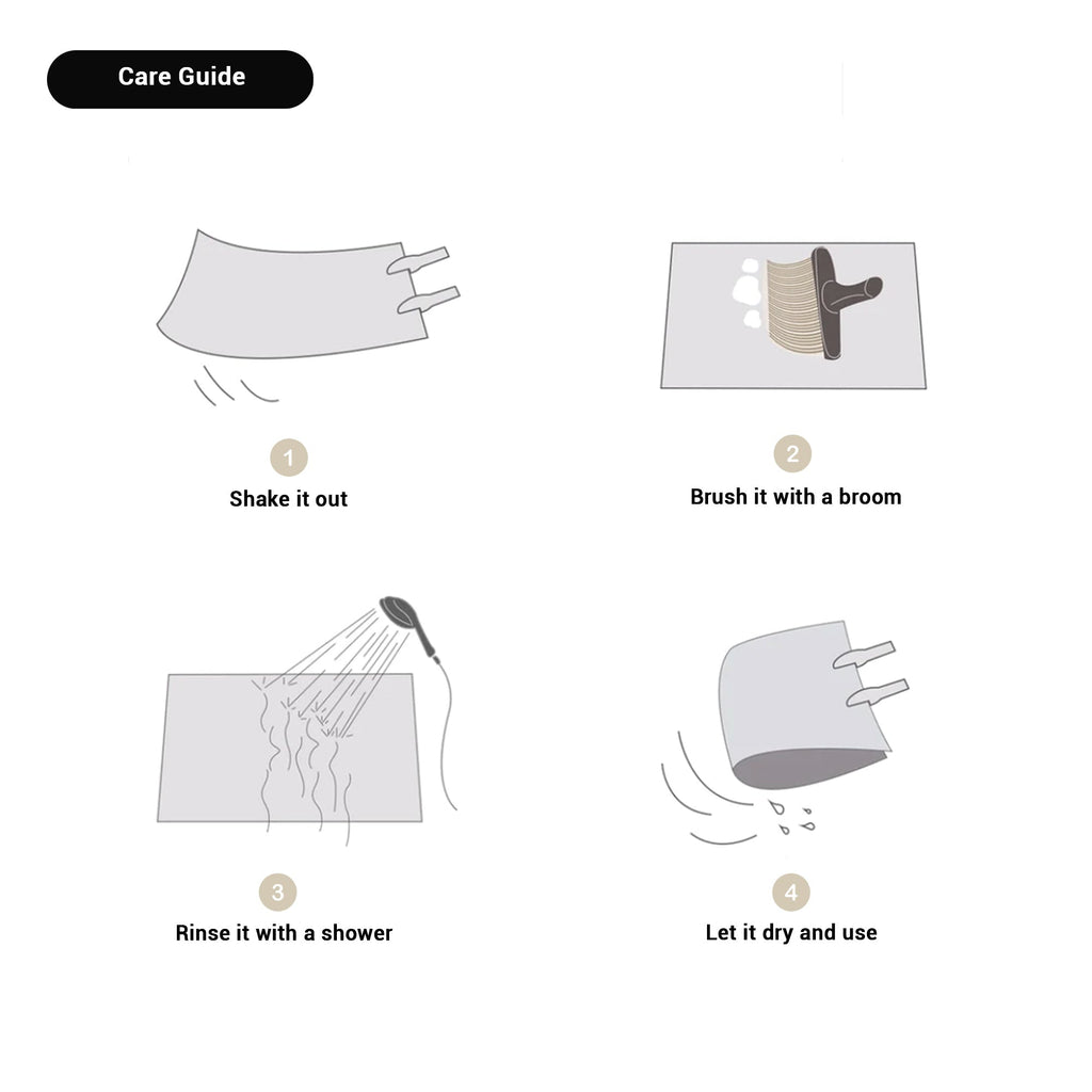 NordicFlow – Luxury Handmade Bath Mat with Abstract Design for Stylish Bathrooms