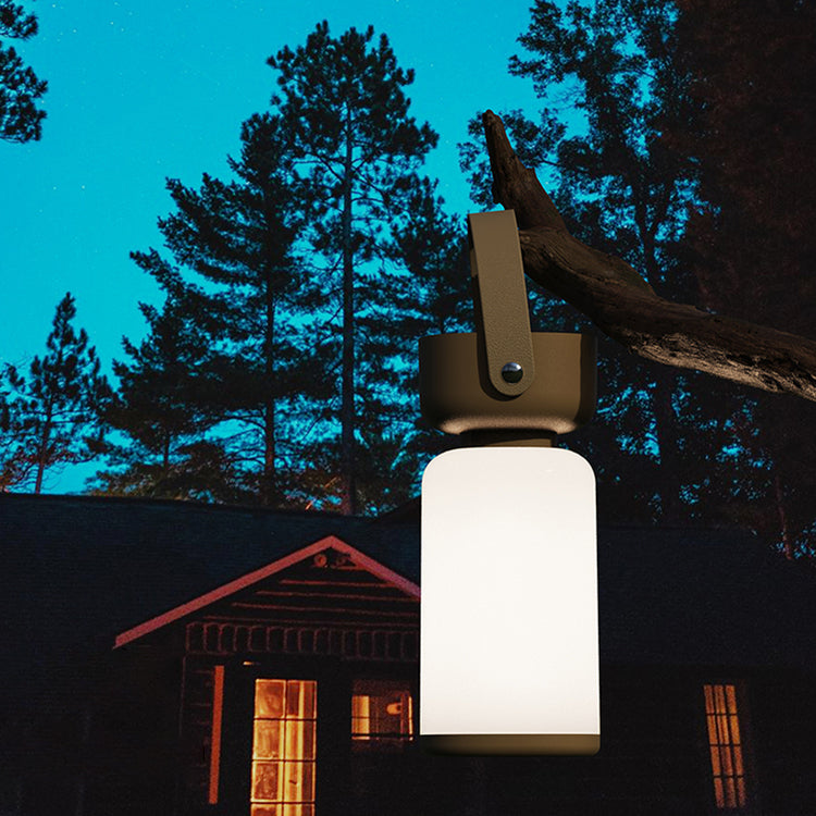 Waterproof Portable LED Table Lamp in a Modern Cylindrical Design