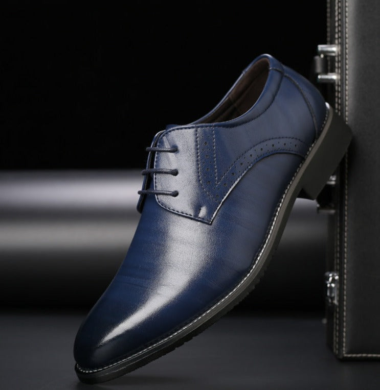 Men's Leather Lace-Up Dress Shoes