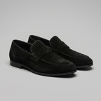 Men's Suede Penny Loafers - Smart Casual Shoes