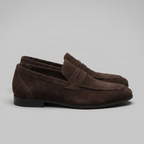Men's Suede Penny Loafers - Smart Casual Shoes