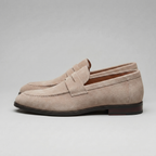 Men's Suede Penny Loafers - Smart Casual Shoes