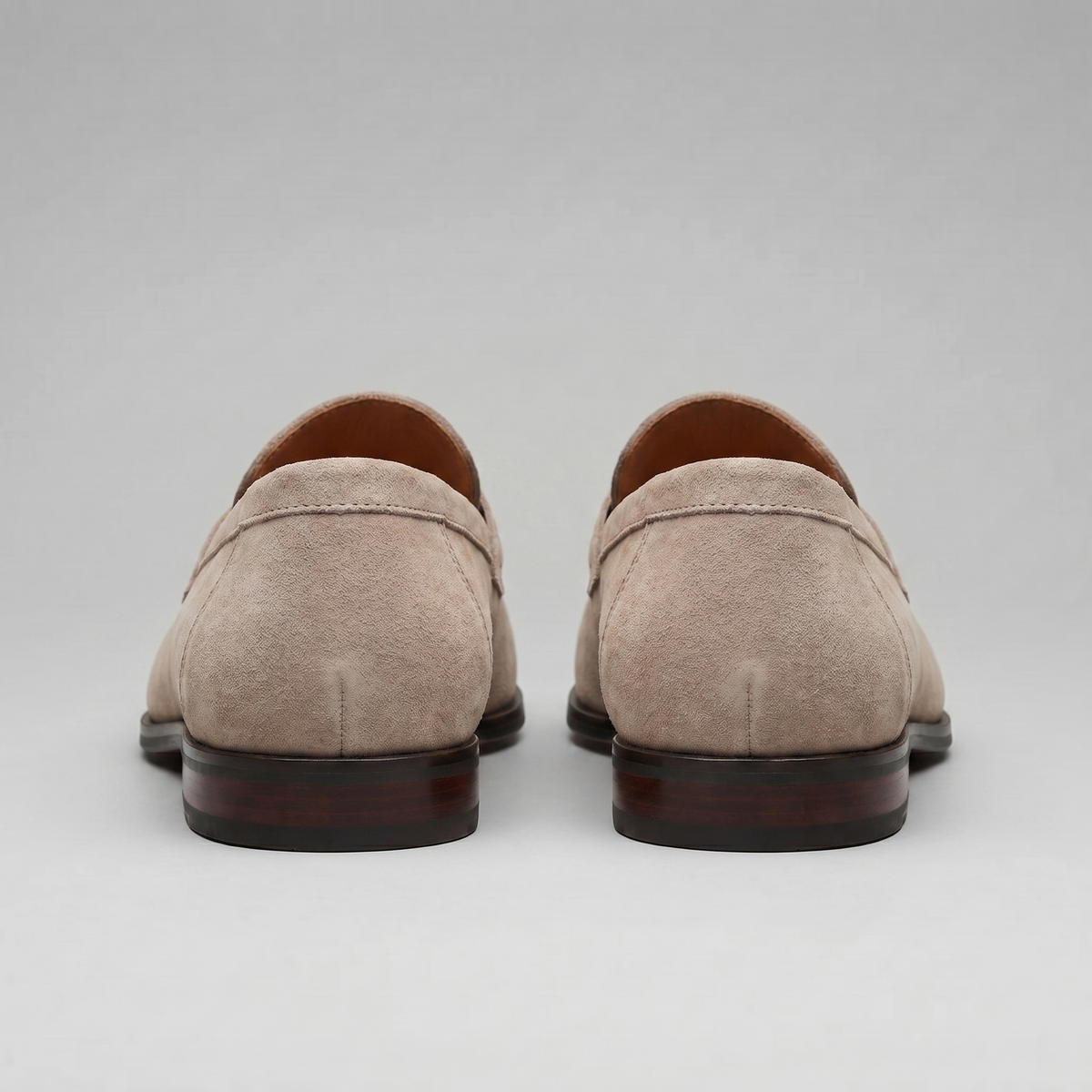 Men's Suede Penny Loafers - Smart Casual Shoes