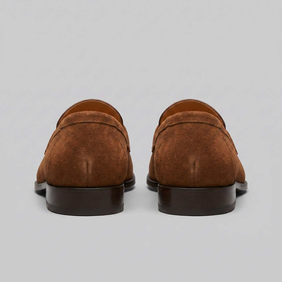 Men's Suede Penny Loafers - Smart Casual Shoes