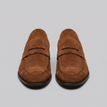 Men's Suede Penny Loafers - Smart Casual Shoes