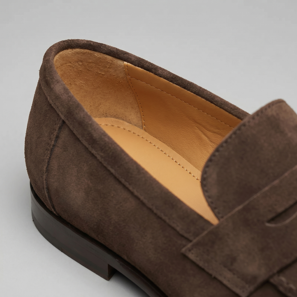 Men's Suede Penny Loafers - Smart Casual Shoes