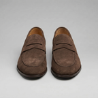 Men's Suede Penny Loafers - Smart Casual Shoes