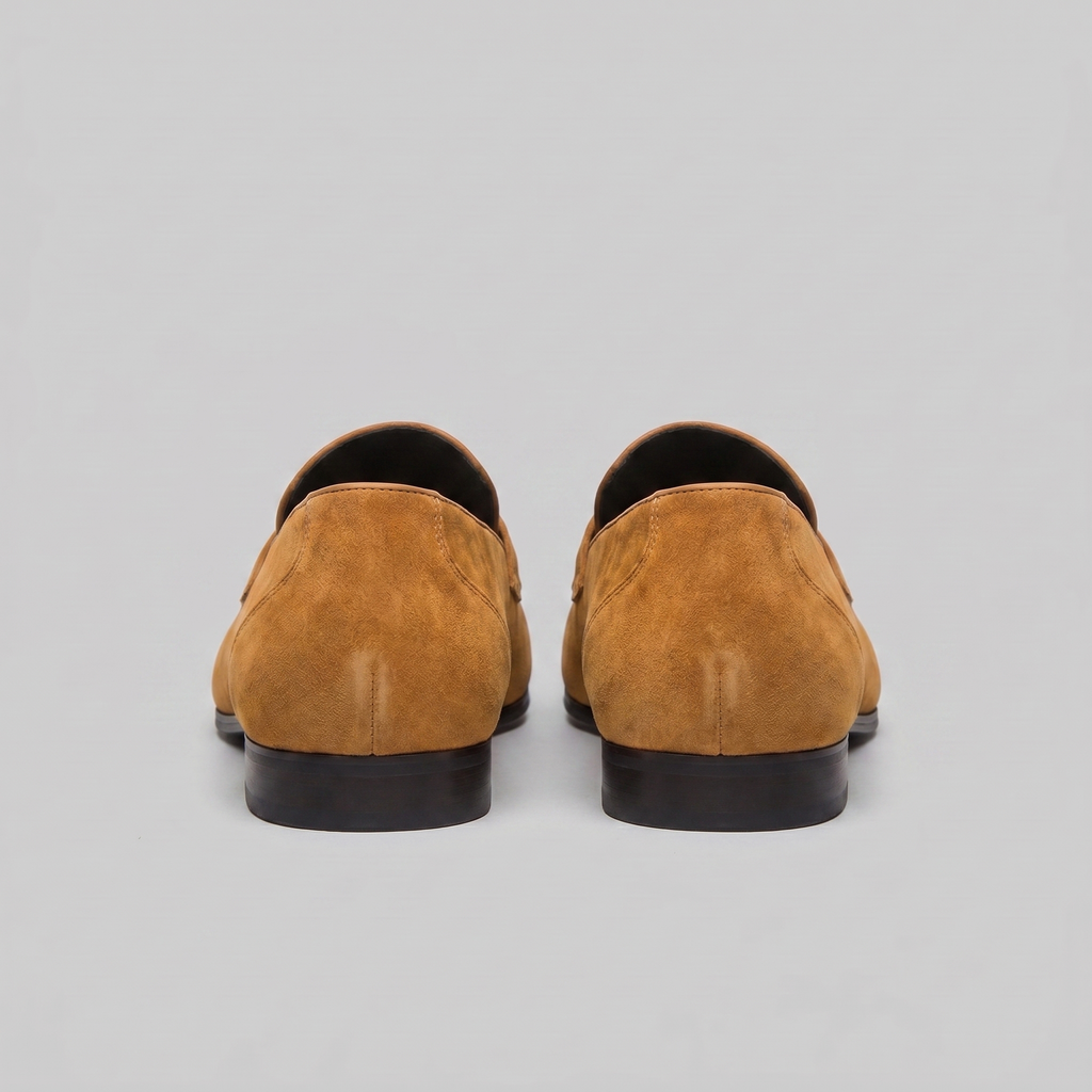 Men's Suede Penny Loafers - Smart Casual Shoes