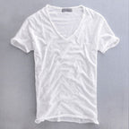 t-shirt heren basic in wit voor heren