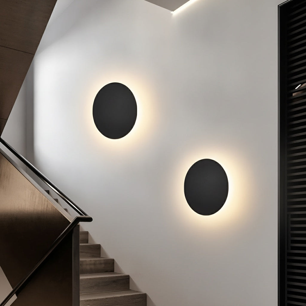 Wandlamp Minimalistisch Rond met LED Halo Effect