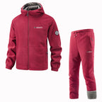 Women's Fleece Jacket and Jogging Pants Set - Two-Piece Loungewear